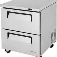 Turbo Air - Super Deluxe 28" Undercounter Refrigerator with 2 Drawers - TUR-28SD-D2-N (ETA 5-6 Weeks)