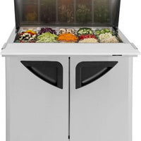 Turbo Air - Super Deluxe 36" 2 Door Mega Top Refrigerated Sandwich Prep Table - TST-36SD-15-N6 (ETA 5-6 Weeks)