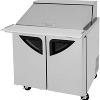 Turbo Air - Super Deluxe 36" 2 Door Mega Top Refrigerated Sandwich Prep Table - TST-36SD-15-N6 (ETA 5-6 Weeks)