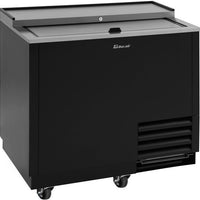 Turbo Air - Super Deluxe 36" Black Glass Chiller & Froster with 1 Stainless Steel Lid - TBC-36SB-GF-N (ETA 5-6 Weeks)