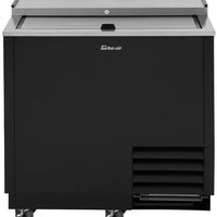 Turbo Air - Super Deluxe 36" Black Glass Chiller & Froster with 1 Stainless Steel Lid - TBC-36SB-GF-N (ETA 5-6 Weeks)