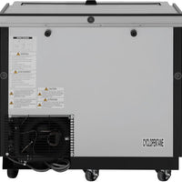 Turbo Air - Super Deluxe 36" Black Glass Chiller & Froster with 1 Stainless Steel Lid - TBC-36SB-GF-N (ETA 5-6 Weeks)