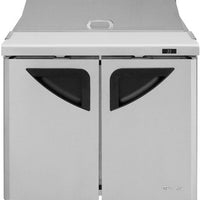 Turbo Air - Super Deluxe 36" Refrigerated Sandwich Prep Table with 2 Solid Doors - TST-36SD-N6 (ETA 5-6 Weeks)