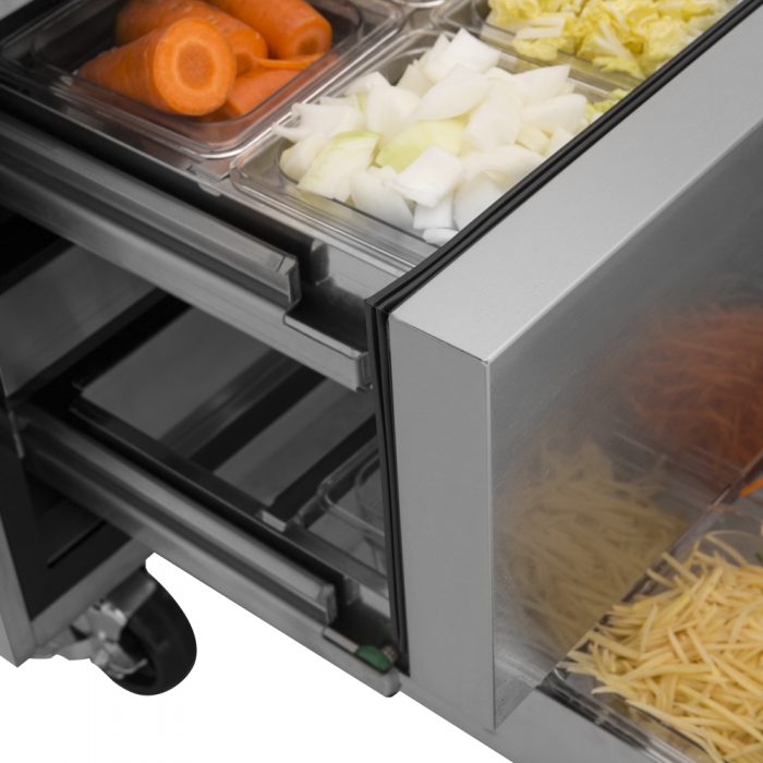 Turbo Air - Super Deluxe 48" Chef Base Refrigerator with 2 Drawers and Optional Extended Top - TCBE-48SDR-N (ETA 5-6 Weeks)