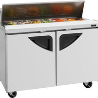Turbo Air - Super Deluxe 48" Refrigerated Sandwich Prep Table with 2 Doors - TST-48SD-N (ETA 5-6 Weeks)