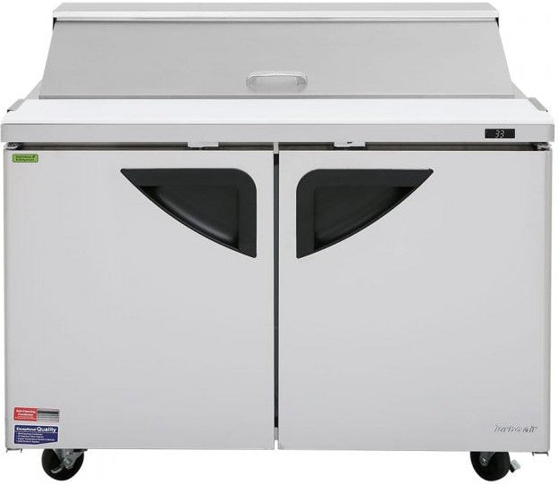 Turbo Air - Super Deluxe 48" Refrigerated Sandwich Prep Table with 2 Doors - TST-48SD-N (ETA 5-6 Weeks)
