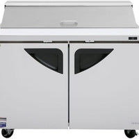 Turbo Air - Super Deluxe 48" Refrigerated Sandwich Prep Table with 2 Doors - TST-48SD-N (ETA 5-6 Weeks)