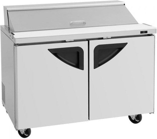 Turbo Air - Super Deluxe 48" Refrigerated Sandwich Prep Table with 2 Doors - TST-48SD-N (ETA 5-6 Weeks)