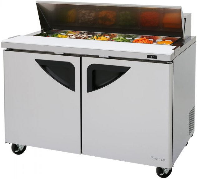 Turbo Air - Super Deluxe 48" Refrigerated Sandwich Prep Table with 2 Doors - TST-48SD-N (ETA 5-6 Weeks)