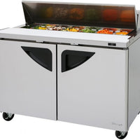 Turbo Air - Super Deluxe 48" Refrigerated Sandwich Prep Table with 2 Doors - TST-48SD-N (ETA 5-6 Weeks)