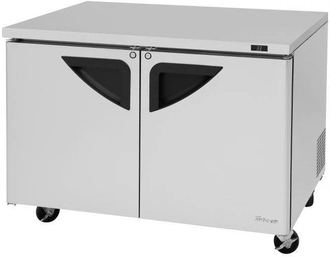 Turbo Air - Super Deluxe 48" Undercounter Refrigerator with 2 Solid Doors - TUR-48SD-N (ETA 5-6 Weeks)