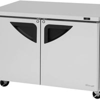 Turbo Air - Super Deluxe 48" Undercounter Refrigerator with 2 Solid Doors - TUR-48SD-N (ETA 5-6 Weeks)