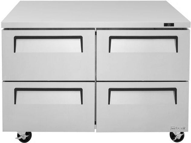 Turbo Air - Super Deluxe 48" Undercounter Refrigerator with 4 Drawers - TUR-48SD-D4-N (ETA 5-6 Weeks)