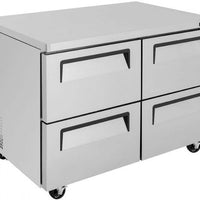 Turbo Air - Super Deluxe 48" Undercounter Refrigerator with 4 Drawers - TUR-48SD-D4-N (ETA 5-6 Weeks)
