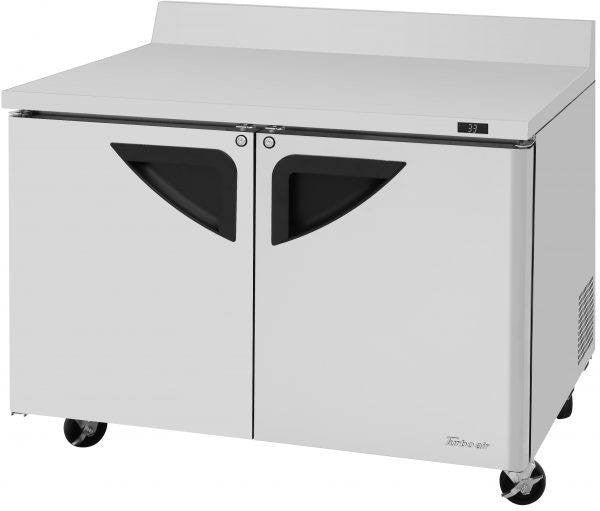 Turbo Air - Super Deluxe 48" Worktop Refrigerator with 2 Solid Doors - TWR-48SD-N (ETA 5-6 Weeks)