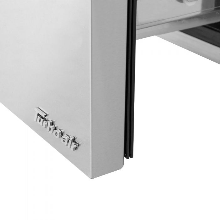 Turbo Air - Super Deluxe 48.25" Silver Two-Section Worktop Freezer-Drawer With One Door and Two Drawers with Recessed Handles - TWF-48SD-D2-N (ETA 5-6 Weeks)