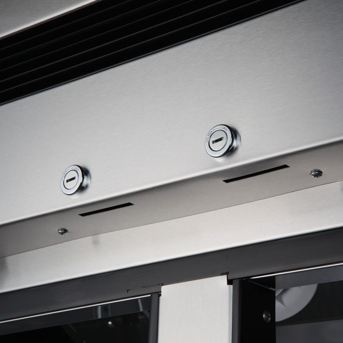 Turbo Air - Super Deluxe 54" Bottom Mounted Glass Doors Reach-In Refrigerator with LED Lighting - TSR-49GSD-N (ETA 5-6 Weeks)