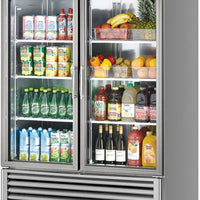 Turbo Air - Super Deluxe 54" Bottom Mounted Glass Doors Reach-In Refrigerator with LED Lighting - TSR-49GSD-N (ETA 5-6 Weeks)