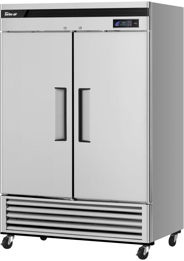 Turbo Air - Super Deluxe 54" Bottom Mounted Solid Door Reach-In Refrigerator with LED Lighting - TSR-49SD-N6 (ETA 5-6 Weeks)
