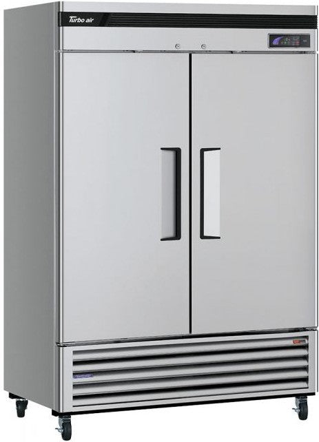 Turbo Air - Super Deluxe 54" Solid Door Reach-In Freezer with LED Lighting and 2 Solid Doors - TSF-49SD-N (ETA 5-6 Weeks)