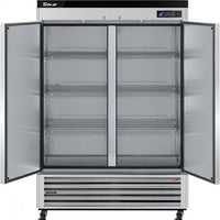 Turbo Air - Super Deluxe 54" Solid Door Reach-In Freezer with LED Lighting and 2 Solid Doors - TSF-49SD-N (ETA 5-6 Weeks)