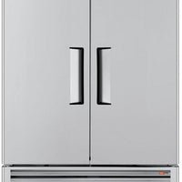 Turbo Air - Super Deluxe 54" Solid Door Reach-In Freezer with LED Lighting and 2 Solid Doors - TSF-49SD-N (ETA 5-6 Weeks)