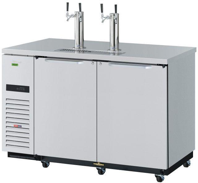 Turbo Air - Super Deluxe 58.75" Silver Beer Dispenser - TBD-2SDD-N6 (ETA 5-6 Weeks)
