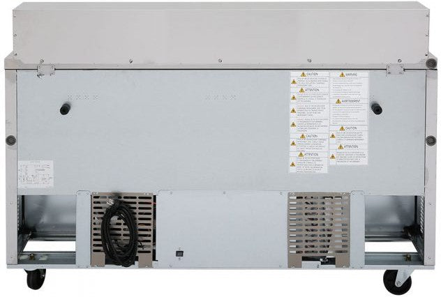 Turbo Air - Super Deluxe 60" Refrigerated Sandwich Prep Table with 2 Doors - TST-60SD-N (ETA 5-6 Weeks)