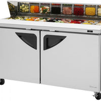 Turbo Air - Super Deluxe 60" Refrigerated Sandwich Prep Table with 2 Doors - TST-60SD-N (ETA 5-6 Weeks)