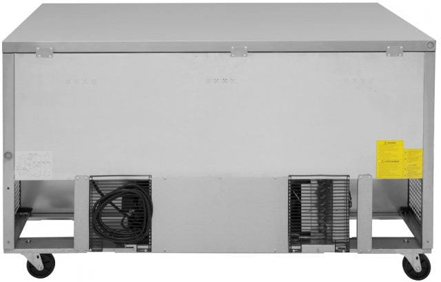 Turbo Air - Super Deluxe 60" Undercounter Refrigerator with 2 Drawers and 1 Solid Door - TUR-60SD-D2-N (ETA 5-6 Weeks)