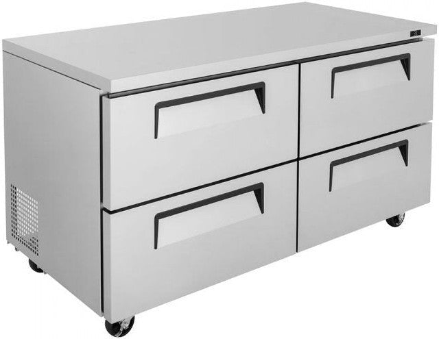 Turbo Air - Super Deluxe 60" Undercounter Refrigerator with 4 Drawers - TUR-60SD-D4-N (ETA 5-6 Weeks)