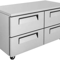 Turbo Air - Super Deluxe 60" Undercounter Refrigerator with 4 Drawers - TUR-60SD-D4-N (ETA 5-6 Weeks)