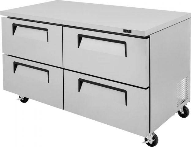 Turbo Air - Super Deluxe 60" Undercounter Refrigerator with 4 Drawers - TUR-60SD-D4-N (ETA 5-6 Weeks)