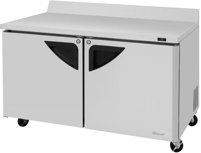 Turbo Air - Super Deluxe 60" Worktop Refrigerator with 2 Solid Doors - TWR-60SD-N (ETA 5-6 Weeks)