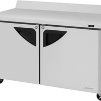 Turbo Air - Super Deluxe 60" Worktop Refrigerator with 2 Solid Doors - TWR-60SD-N (ETA 5-6 Weeks)