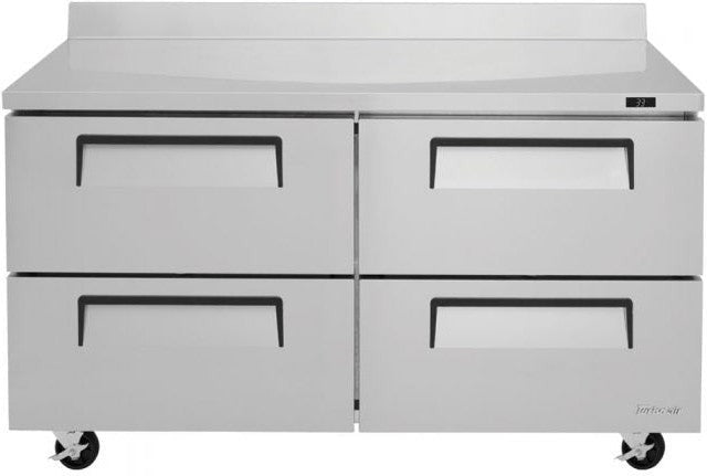 Turbo Air - Super Deluxe 60" Worktop Refrigerator with 4 Drawers - TWR-60SD-D4-N (ETA 5-6 Weeks)