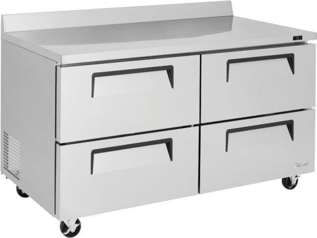 Turbo Air - Super Deluxe 60" Worktop Refrigerator with 4 Drawers - TWR-60SD-D4-N (ETA 5-6 Weeks)
