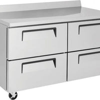 Turbo Air - Super Deluxe 60" Worktop Refrigerator with 4 Drawers - TWR-60SD-D4-N (ETA 5-6 Weeks)