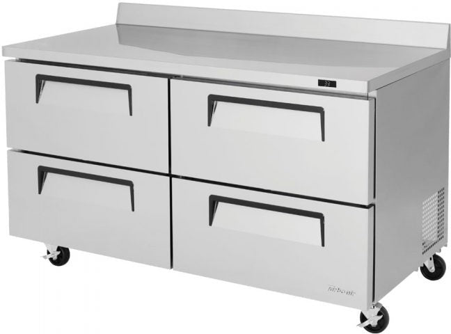 Turbo Air - Super Deluxe 60" Worktop Refrigerator with 4 Drawers - TWR-60SD-D4-N (ETA 5-6 Weeks)