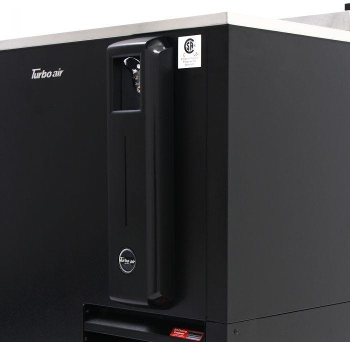 Turbo Air - Super Deluxe 64.7" Black Bottle Cooler - TBC-65SB-N6 (ETA 5-6 Weeks)