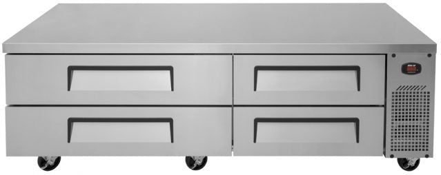Turbo Air - Super Deluxe 72" Chef Base Refrigerator with 4 Drawers and Optional Extended Top - TCBE-72SDR-N (ETA 5-6 Weeks)