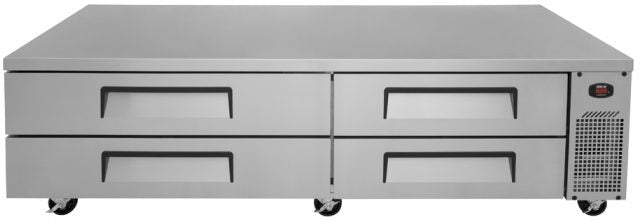 Turbo Air - Super Deluxe 83.6" Chef Base Refrigerator with 4 Drawers and Optional Extended Top - TCBE-82SDR-N (ETA 5-6 Weeks)