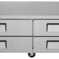 Turbo Air - Super Deluxe 83.6" Chef Base Refrigerator with 4 Drawers and Optional Extended Top - TCBE-82SDR-N (ETA 5-6 Weeks)