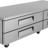 Turbo Air - Super Deluxe 83.6" Chef Base Refrigerator with 4 Drawers and Optional Extended Top - TCBE-82SDR-N (ETA 5-6 Weeks)