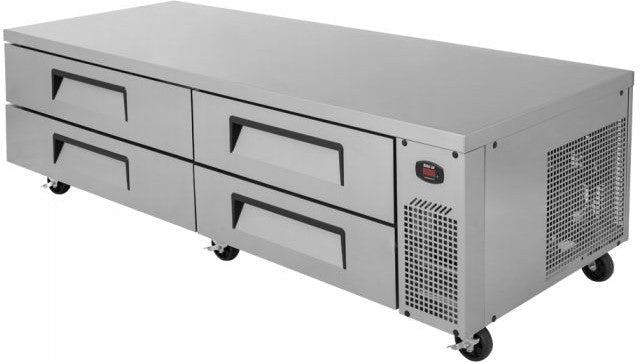 Turbo Air - Super Deluxe 83.6" Chef Base Refrigerator with 4 Drawers and Optional Extended Top - TCBE-82SDR-N (ETA 5-6 Weeks)