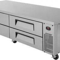 Turbo Air - Super Deluxe 83.6" Chef Base Refrigerator with 4 Drawers and Optional Extended Top - TCBE-82SDR-N (ETA 5-6 Weeks)
