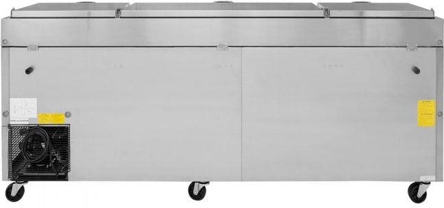 Turbo Air - Super Deluxe 93" 1 Solid Door Pizza Prep Table with 4 Drawers - TPR-93SD-D4-N (ETA 5-6 Weeks)
