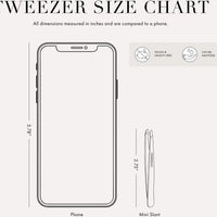 Tweezerman - Classic Stainless Steel Mini Slant Tweezer - 1005918