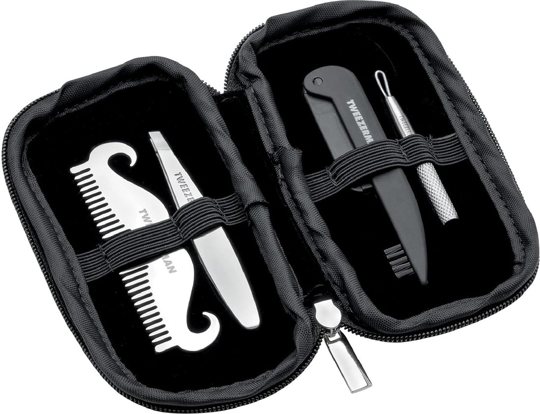 Tweezerman - G.E.A.R. Travel Essential Grooming Tools Kit - 1016614