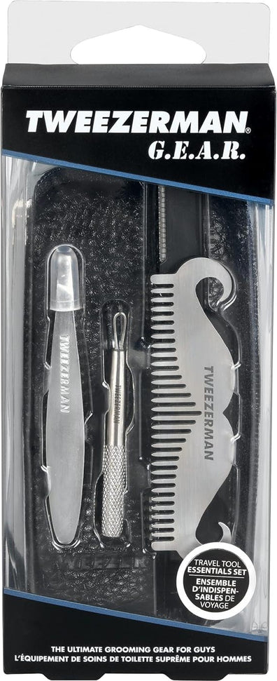 Tweezerman - G.E.A.R. Travel Essential Grooming Tools Kit - 1016614